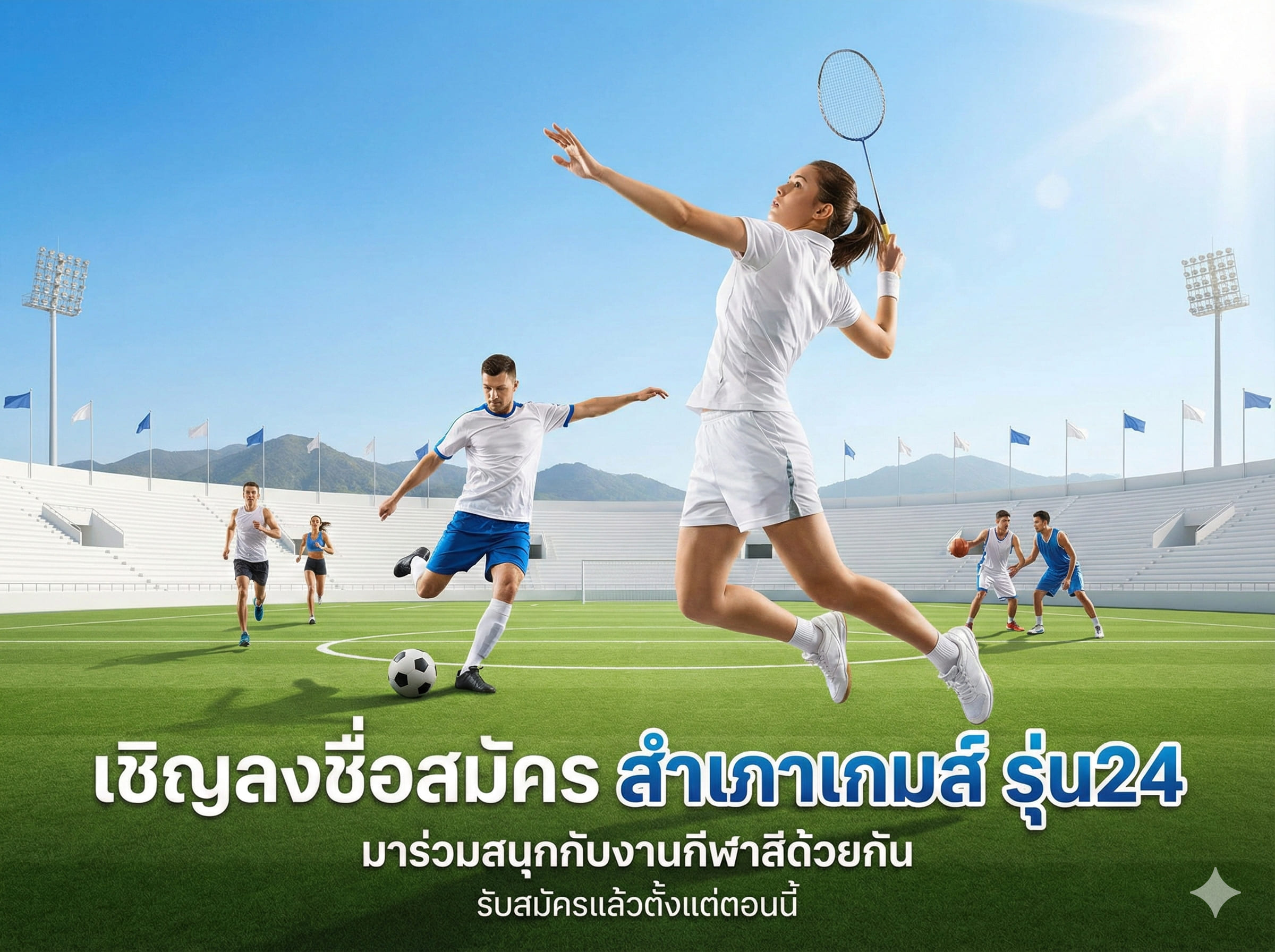 รับสมัครนักกีฬา สำเภาเกมส์ รุ่น24 !!!